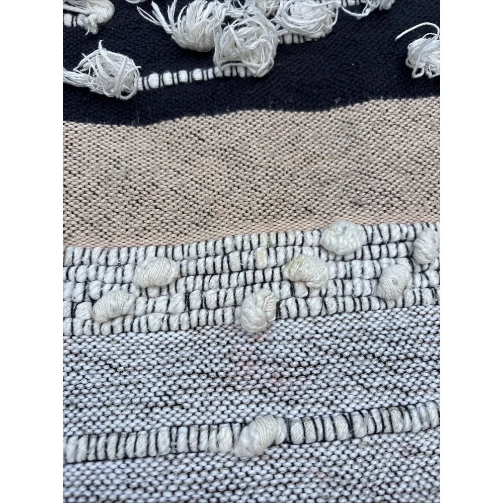 Anthropologie All Roads Yucca Throw Blanket Fringe Tassel Boho Chic READ